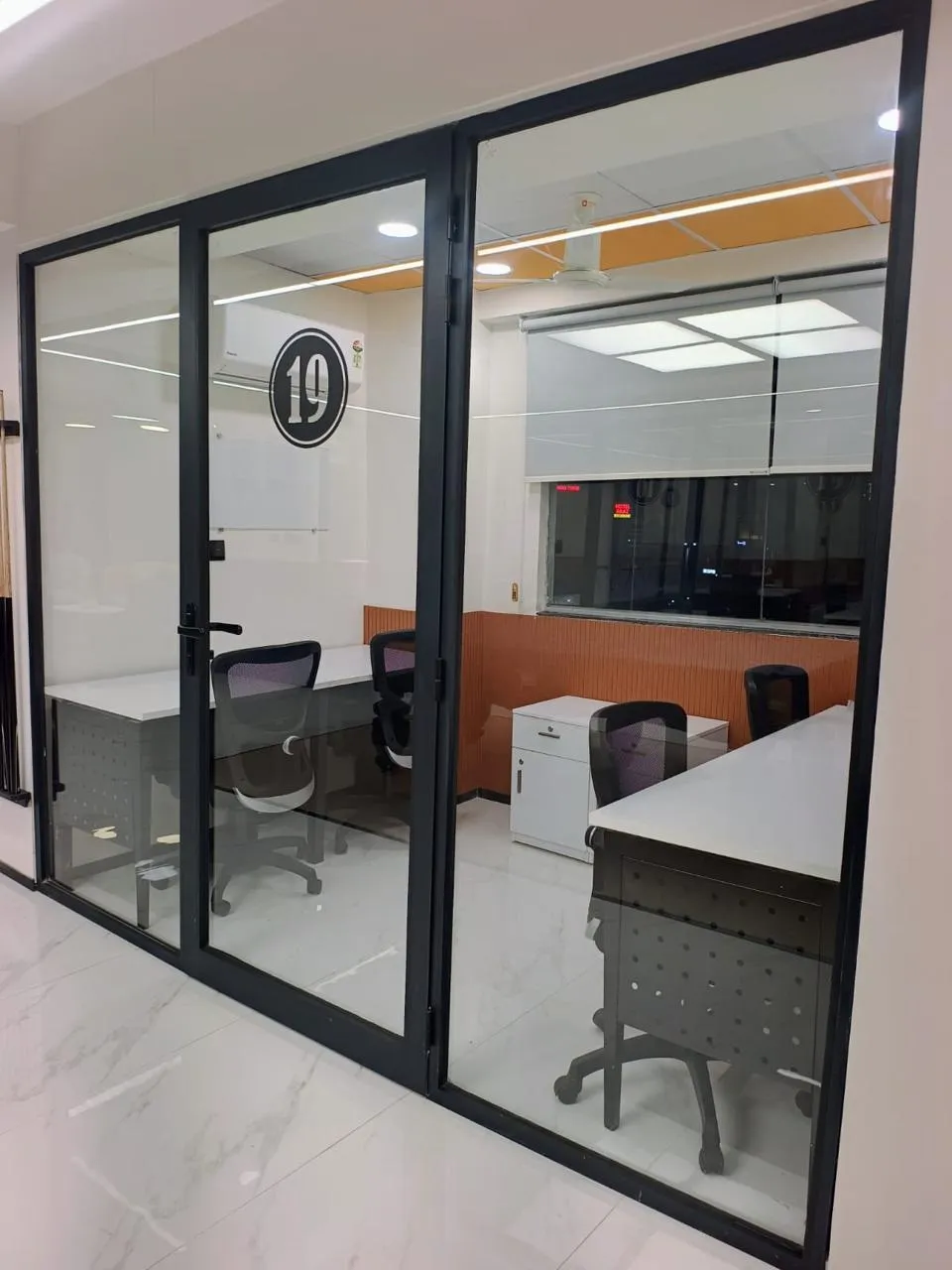 Glass private cabin at Creware New Sanganer Road