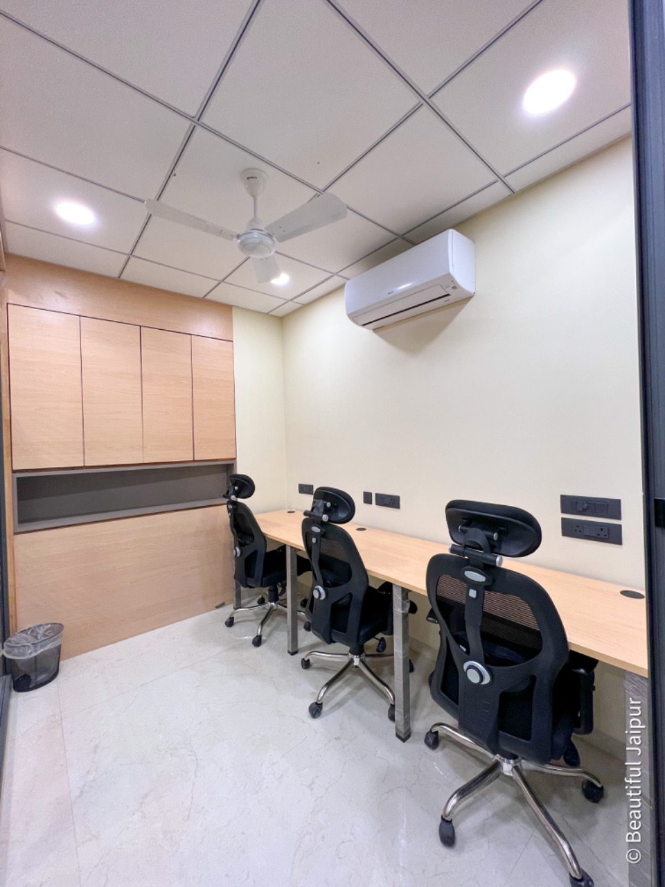 Private cabin coworking space at Creware Coworks Jaipur and Bangalore